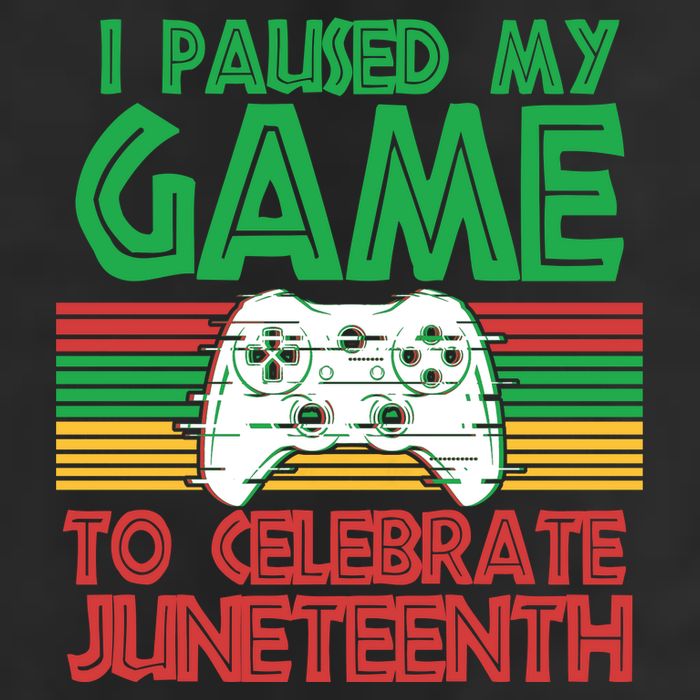 I Paused My Game To Celebrate Juneteenth Golf Towel