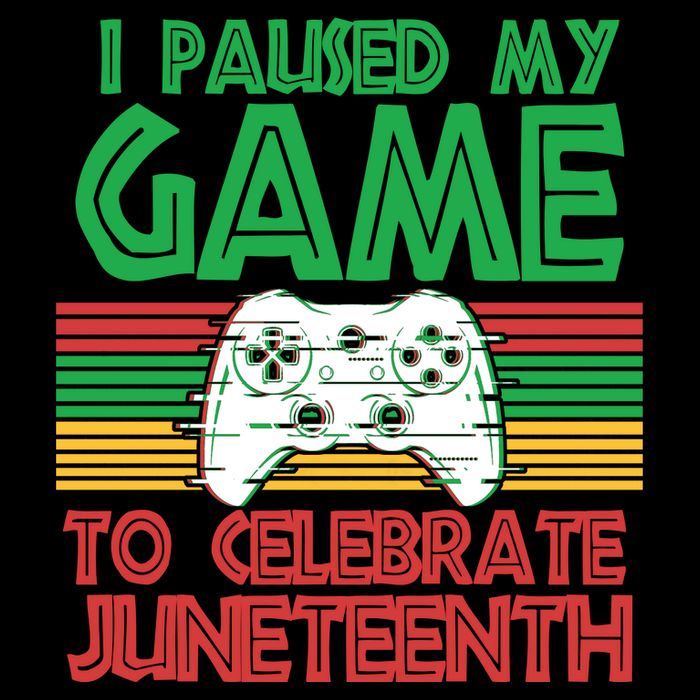 I Paused My Game To Celebrate Juneteenth Cropped Pullover Crew