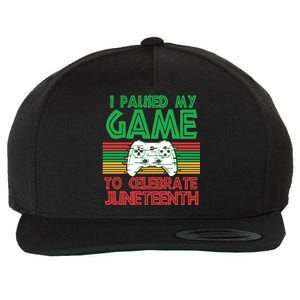 I Paused My Game To Celebrate Juneteenth Wool Snapback Cap