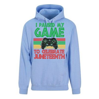 I Paused My Game To Celebrate Juneteenth Unisex Surf Hoodie