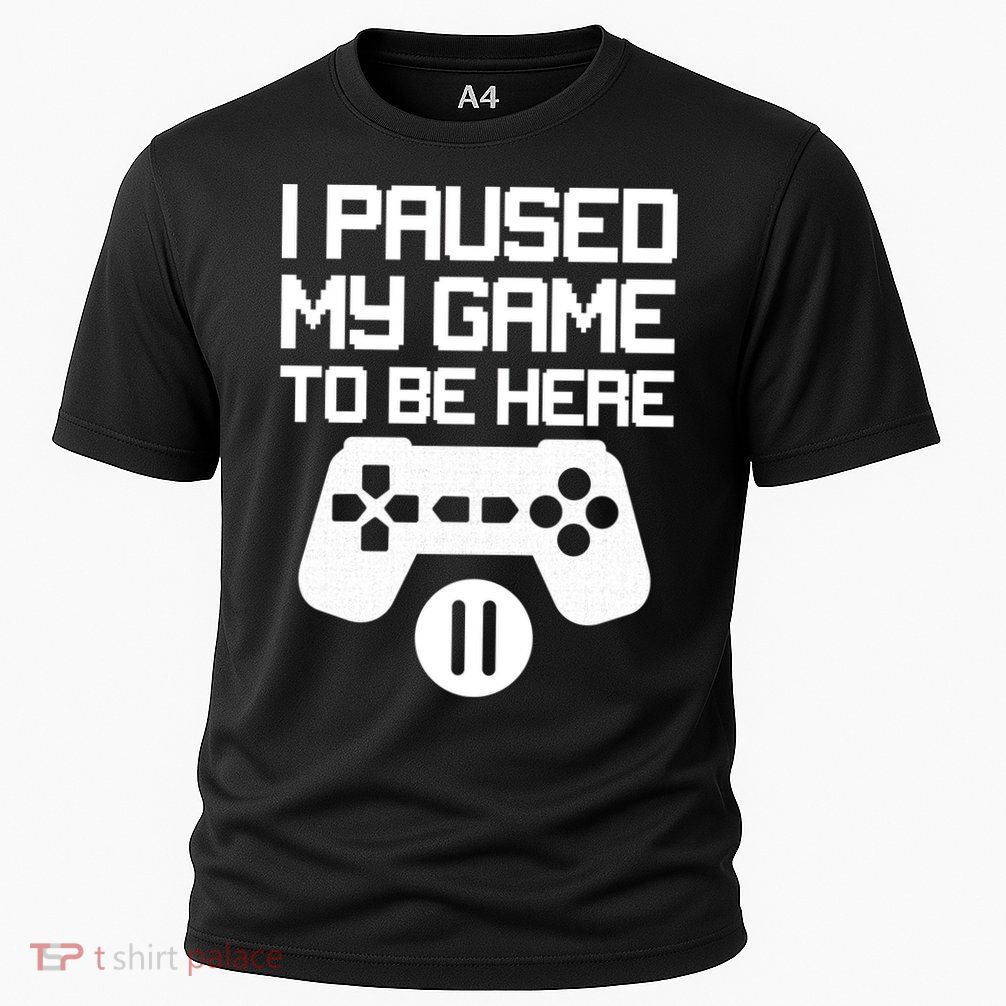 I Paused My Video Game To Be Here Cooling Performance Crew T-Shirt