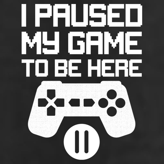 I Paused My Video Game To Be Here Tumbler