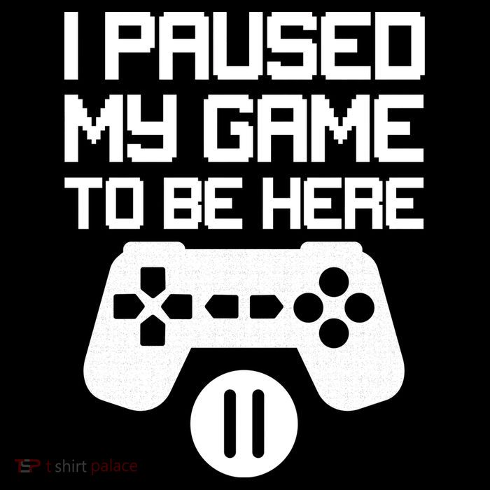 I Paused My Video Game To Be Here Zip Tote Bag