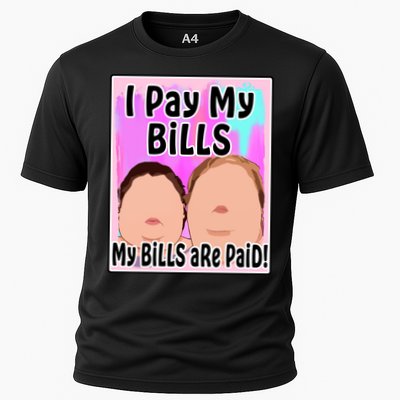 I Pay My Bills My Bills Are Paid Funny Meme Performance Shirt