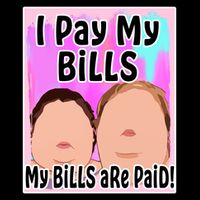 I Pay My Bills My Bills Are Paid Funny Meme Drawstring Bag