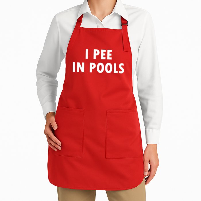 I Pee In Pools Apron