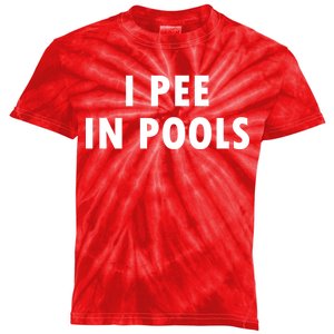 I Pee In Pools Kids Tie-Dye T-Shirt