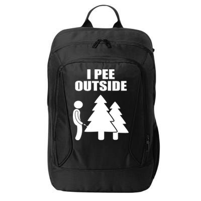 I Pee Outside City Backpack