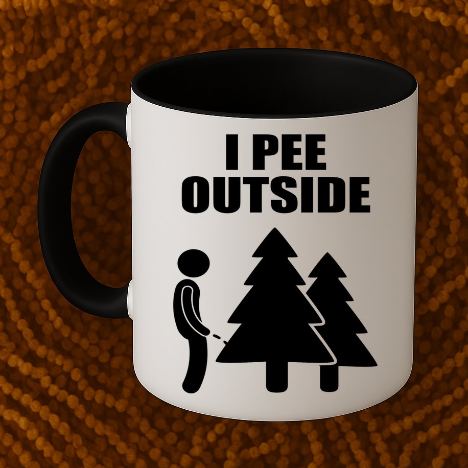 I Pee Outside Mug