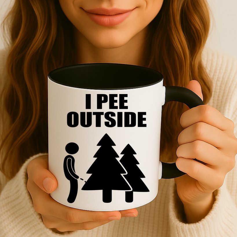 I Pee Outside Mug