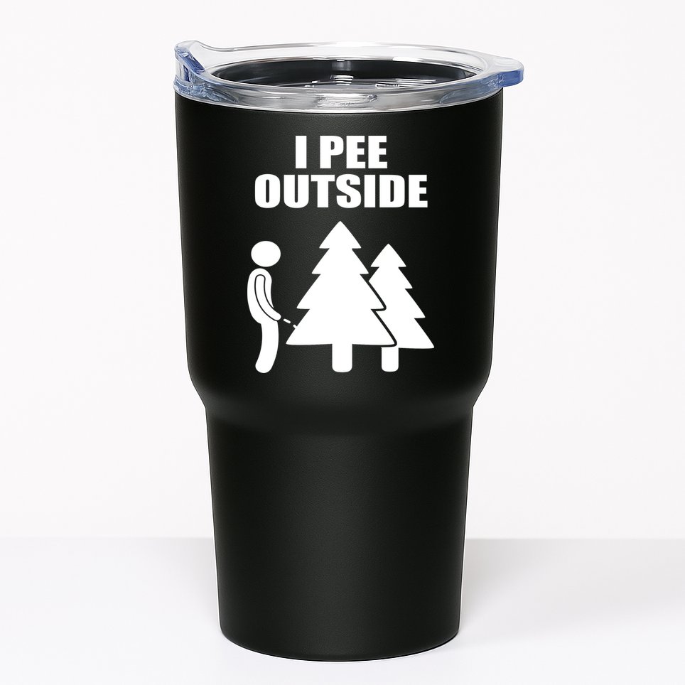 I Pee Outside Tumbler
