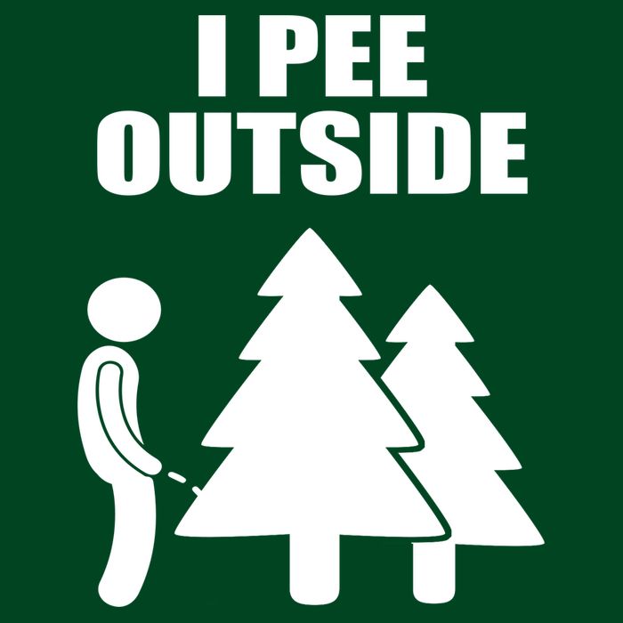 I Pee Outside Cooling Performance Crew T-Shirt