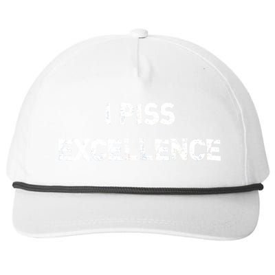 I Piss Excellence Snapback Five-Panel Rope Hat