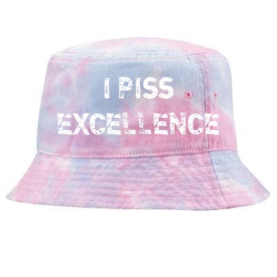 I Piss Excellence Tie-Dyed Bucket Hat