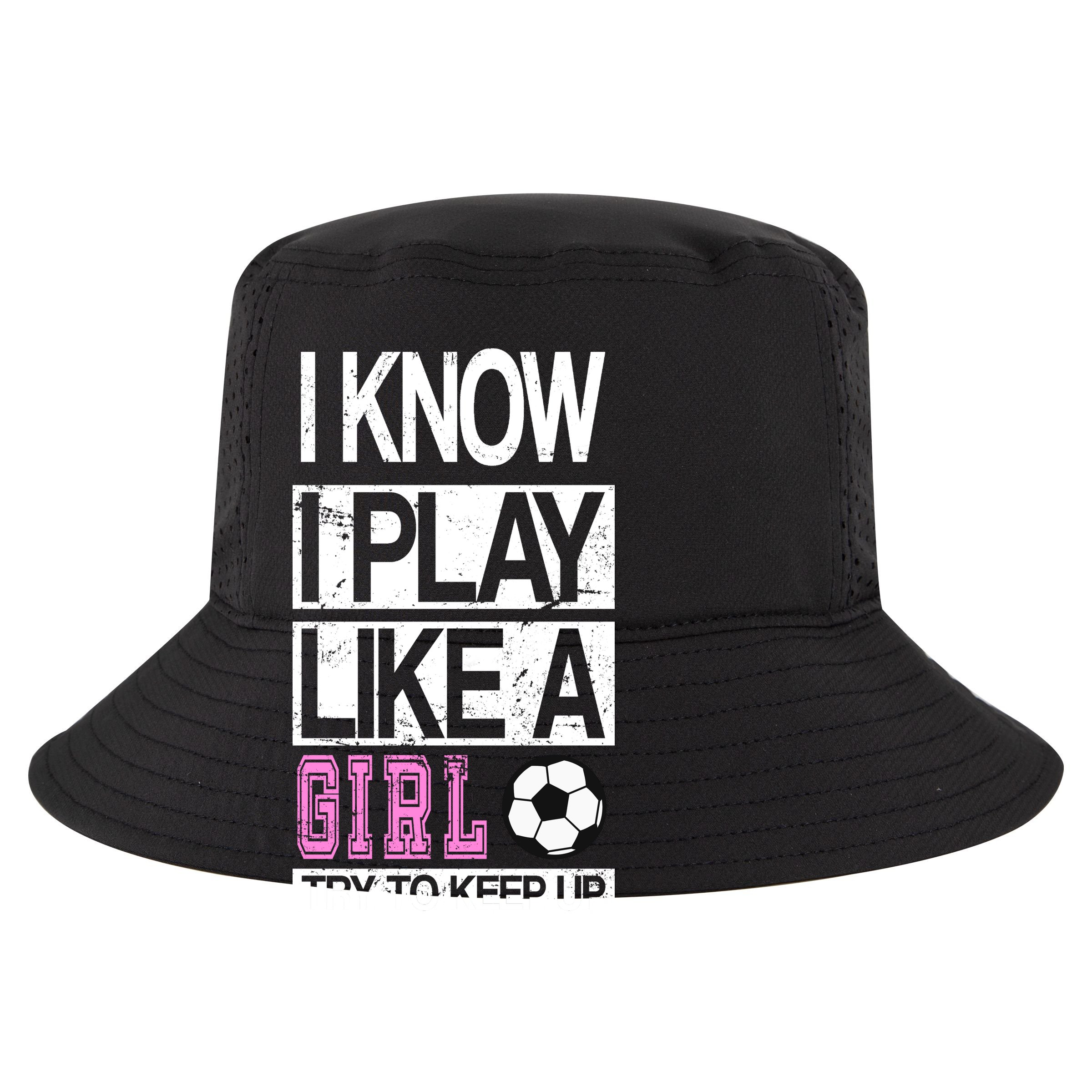 I Play Like A Girl Try To Keep Up Soccer 12oz Stainless Steel Coffee Mug