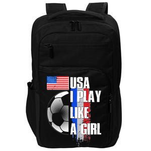 I Play Like A Girl USA Soccer Impact Tech Backpack