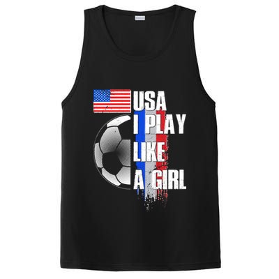 I Play Like A Girl USA Soccer PosiCharge Competitor Tank