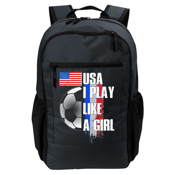 I Play Like A Girl USA Soccer Daily Commute Backpack