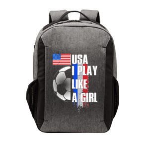 I Play Like A Girl USA Soccer Vector Backpack