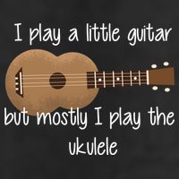 I Play The Ukulele Cool Comfort Performance Bucket Hat