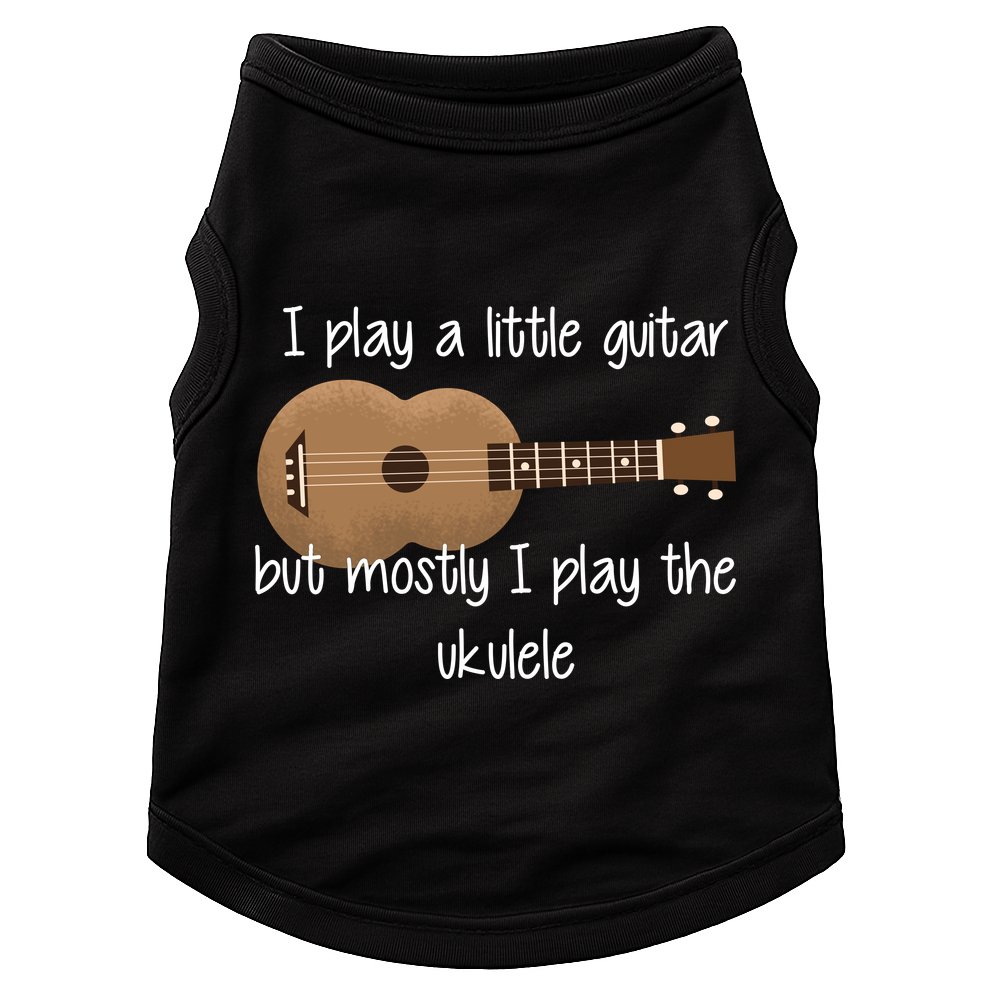I Play The Ukulele Doggie Tank