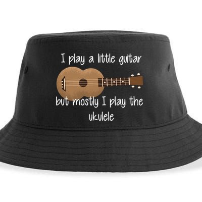 I Play The Ukulele Sustainable Bucket Hat
