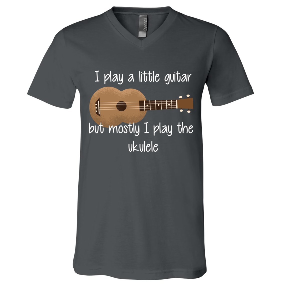I Play The Ukulele V-Neck T-Shirt