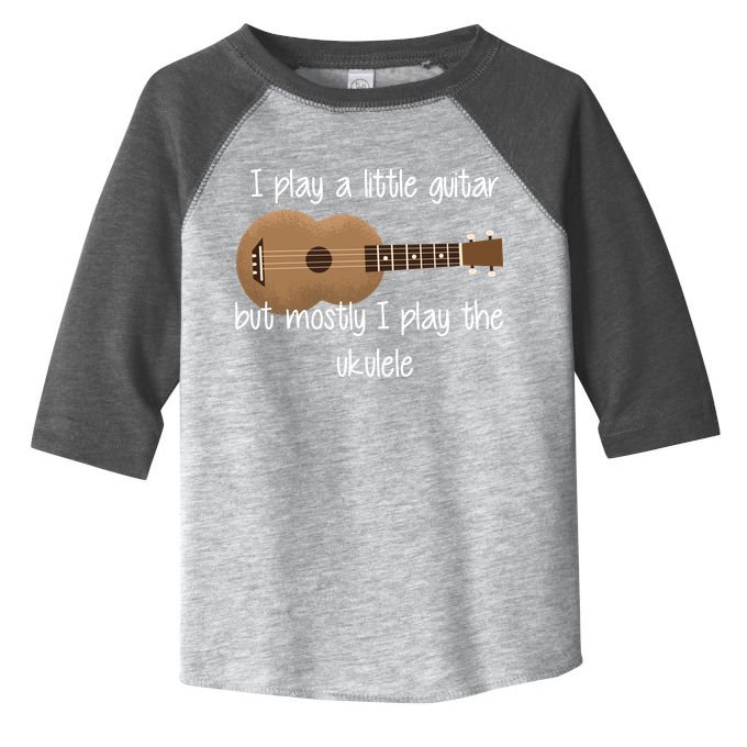 I Play The Ukulele Toddler Fine Jersey T-Shirt