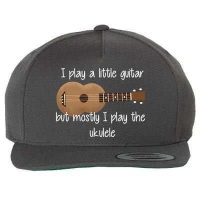 I Play The Ukulele Wool Snapback Cap