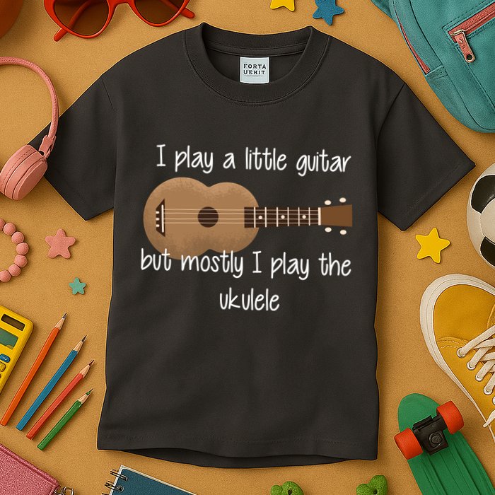 I Play The Ukulele Kids T-Shirt