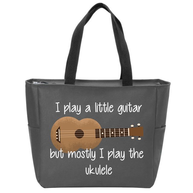 I Play The Ukulele Zip Tote Bag