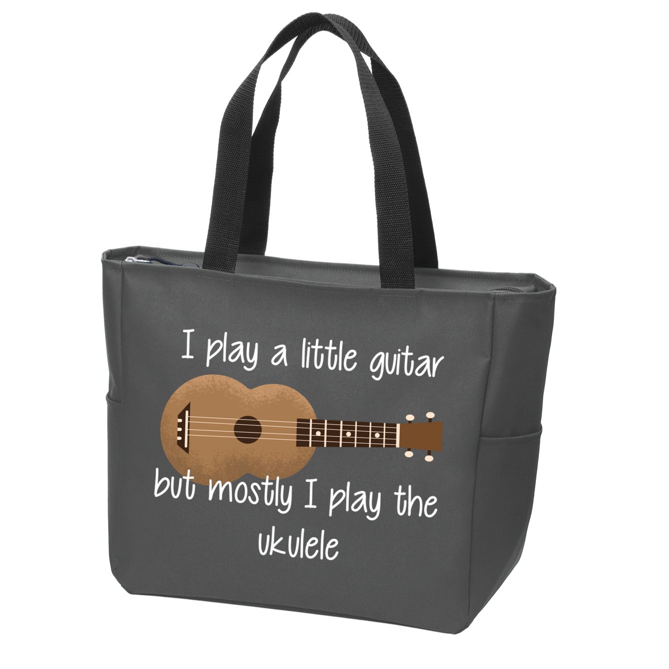 I Play The Ukulele Zip Tote Bag