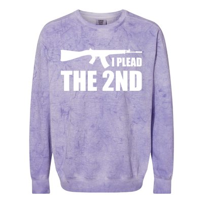 I Plead The Second Colorblast Crewneck Sweatshirt