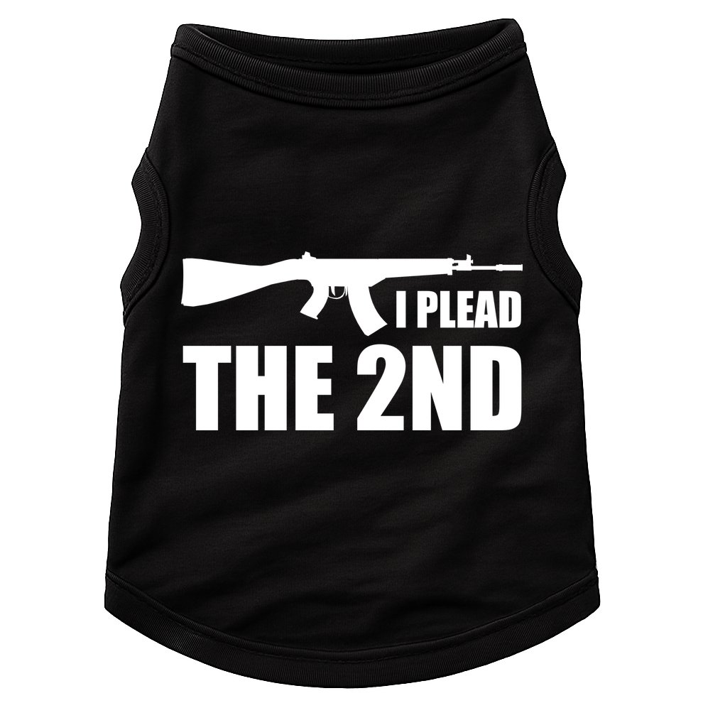 I Plead The Second Doggie Tank