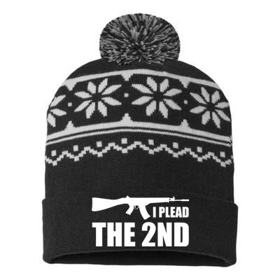 I Plead The Second USA-Made Snowflake Beanie