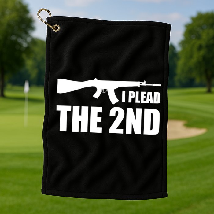 I Plead The Second Golf Towel
