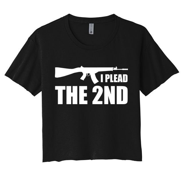 I Plead The Second Crop Top