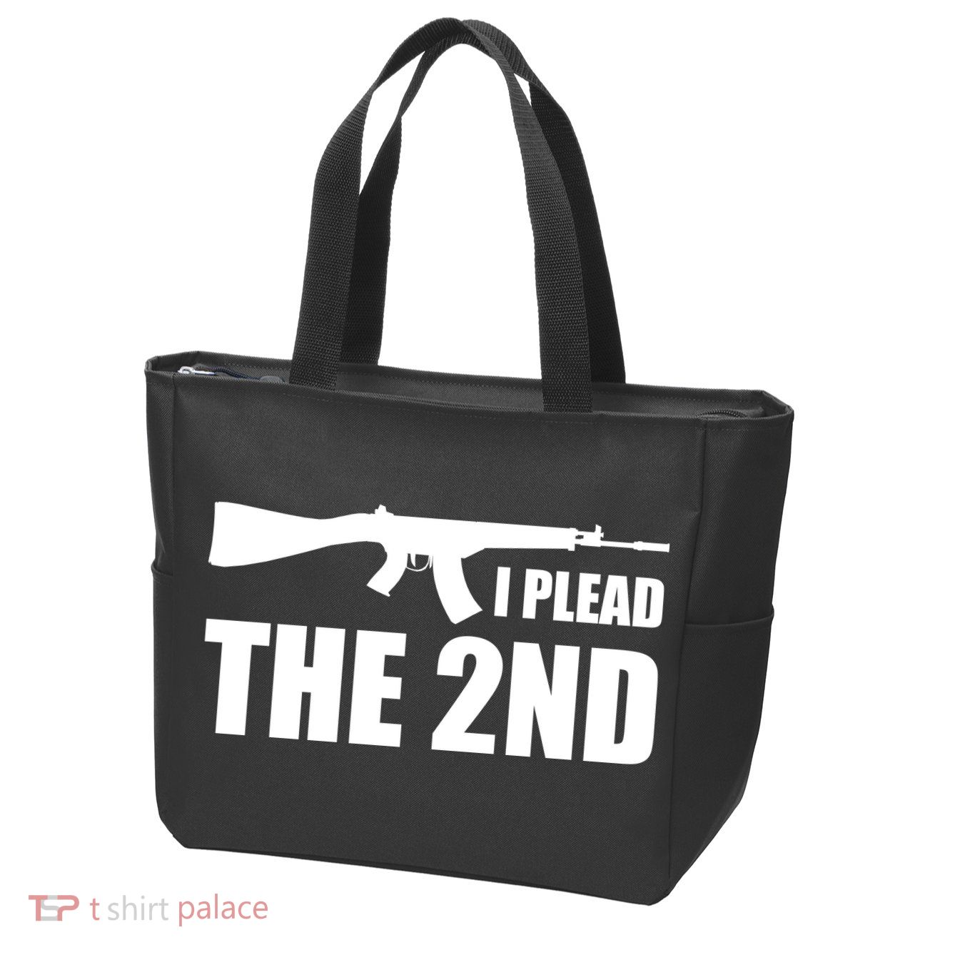 I Plead The Second Zip Tote Bag