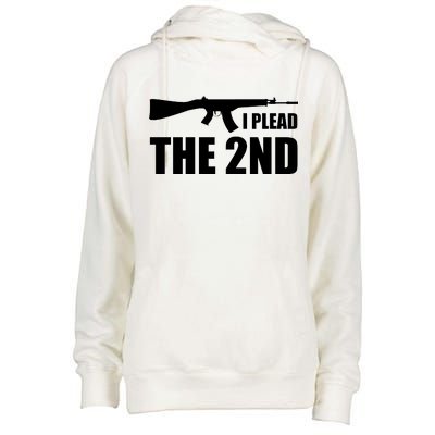 I Plead The Second Womens Funnel Neck Pullover Hood