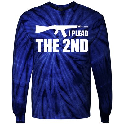 I Plead The Second Tie-Dye Long Sleeve Shirt