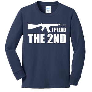 I Plead The Second Kids Long Sleeve Shirt