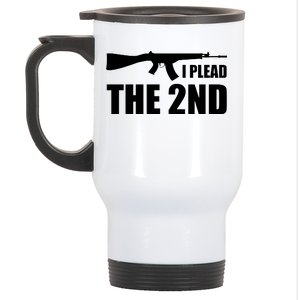 I Plead The Second Stainless Steel Travel Mug