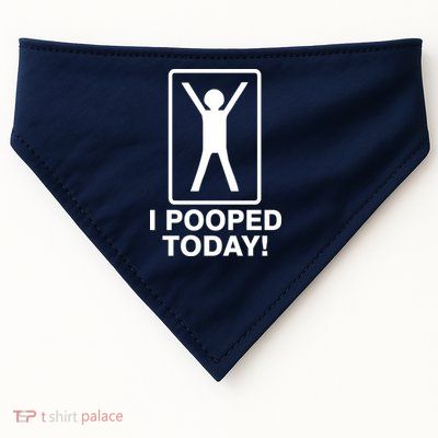 I Pooped Today! USA-Made Doggie Bandana