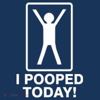 I Pooped Today! 16 in Basic Backpack