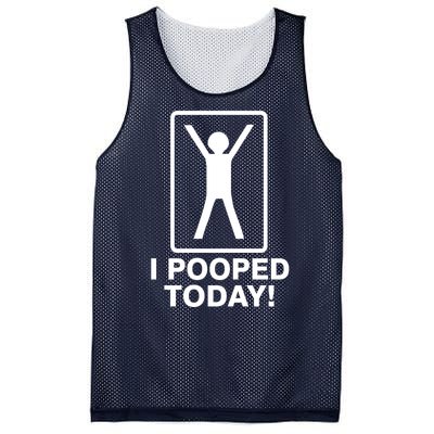 I Pooped Today! Mesh Reversible Basketball Jersey Tank