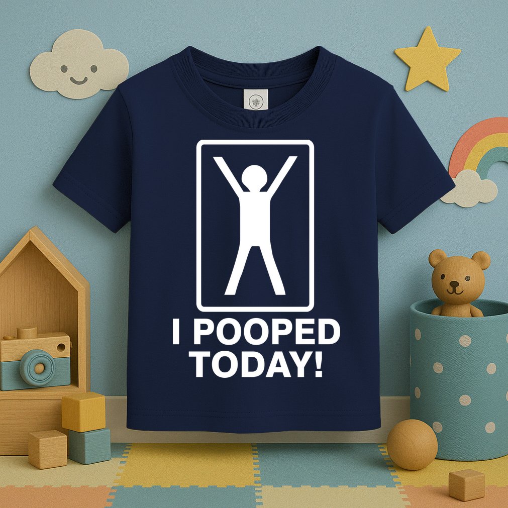 I Pooped Today! Toddler T-Shirt