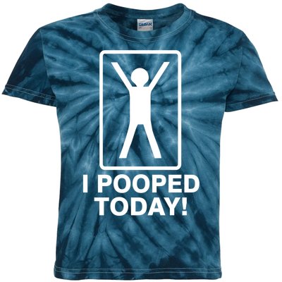 I Pooped Today! Kids Tie-Dye T-Shirt