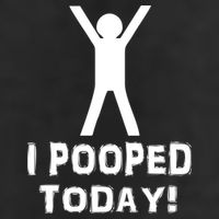 I Pooped Today Funny Humor 25L Jumbo Tote