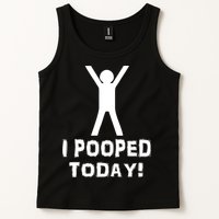 I Pooped Today Funny Humor Tank Top