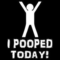 I Pooped Today Funny Humor Ladies Long Sleeve Shirt
